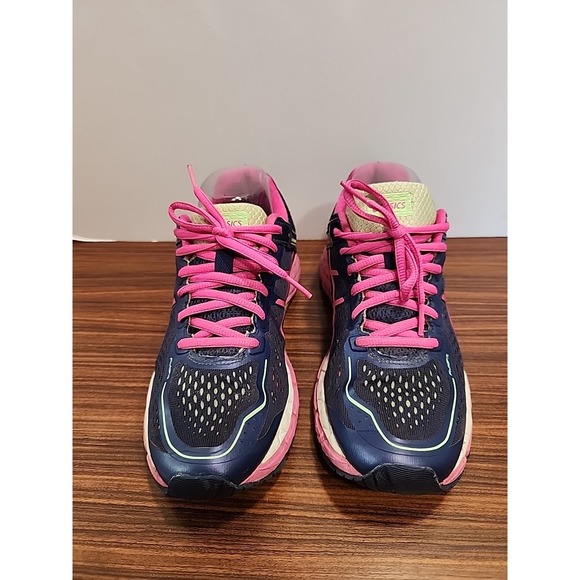 Asics Gel-Kayano 22 Women's‎ Size 8 Running Shoes Navy Pink - Picture 1 of 9